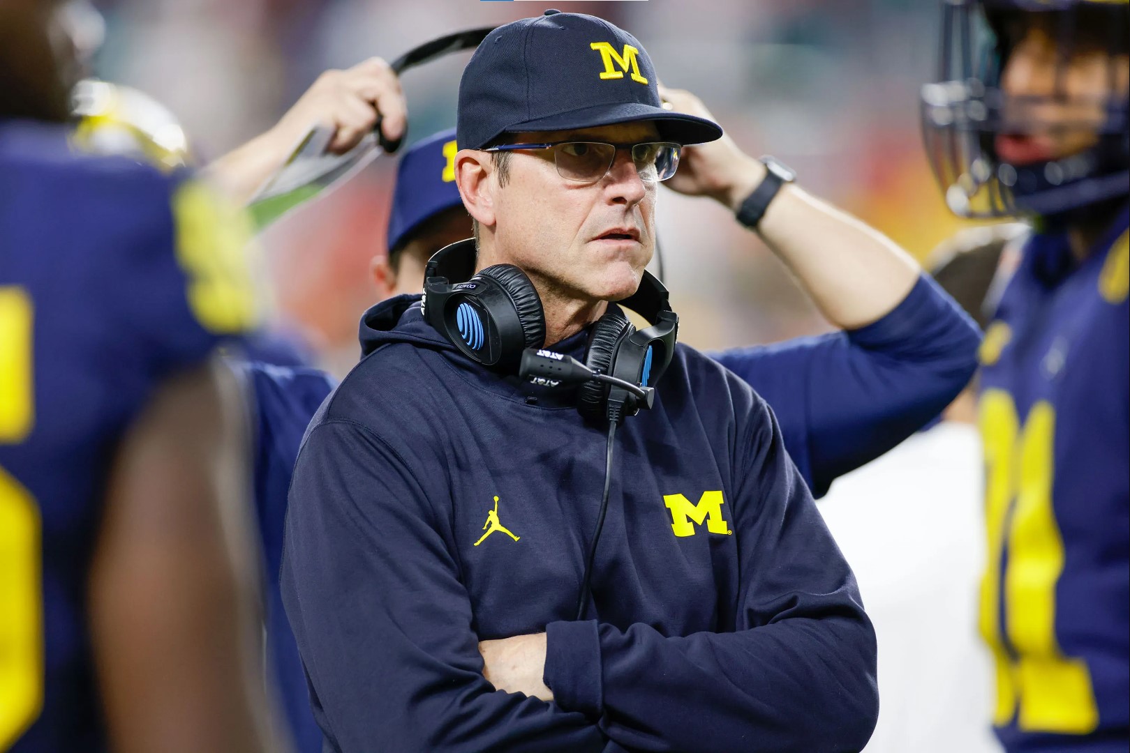 Michigan Football Coach Jim Harbaugh Allegedly Made False Statements To Investigators Suspended